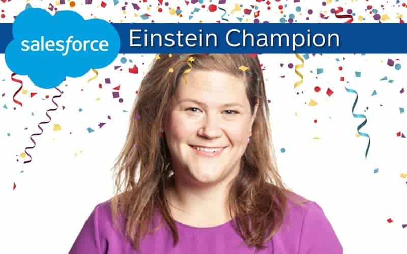 Jill Harrison, our VP of Silverline Ventures, is officially a Salesforce Einstein Champion!