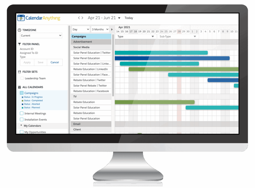Salesforce Calendar App CalendarAnything Silverline Salesforce Calendar App CalendarAnything Silverline