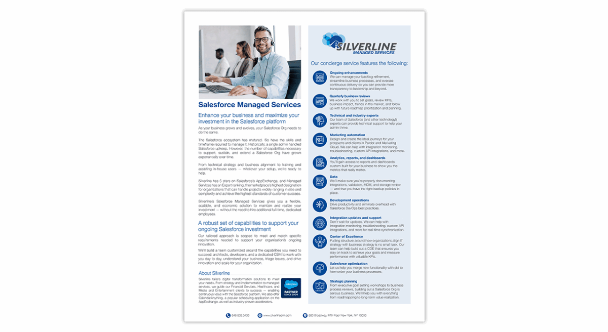 Salesforce Managed Services