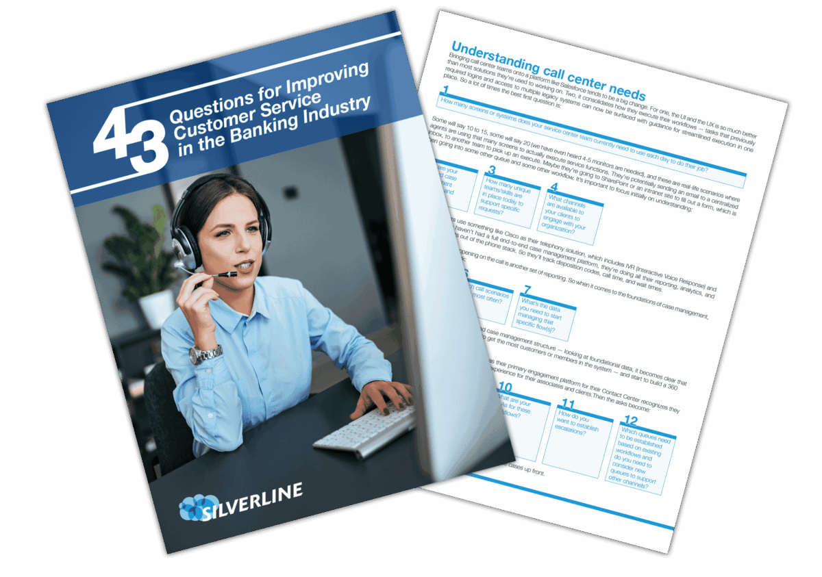 43 questions for improving customer service in the banking industry ebook