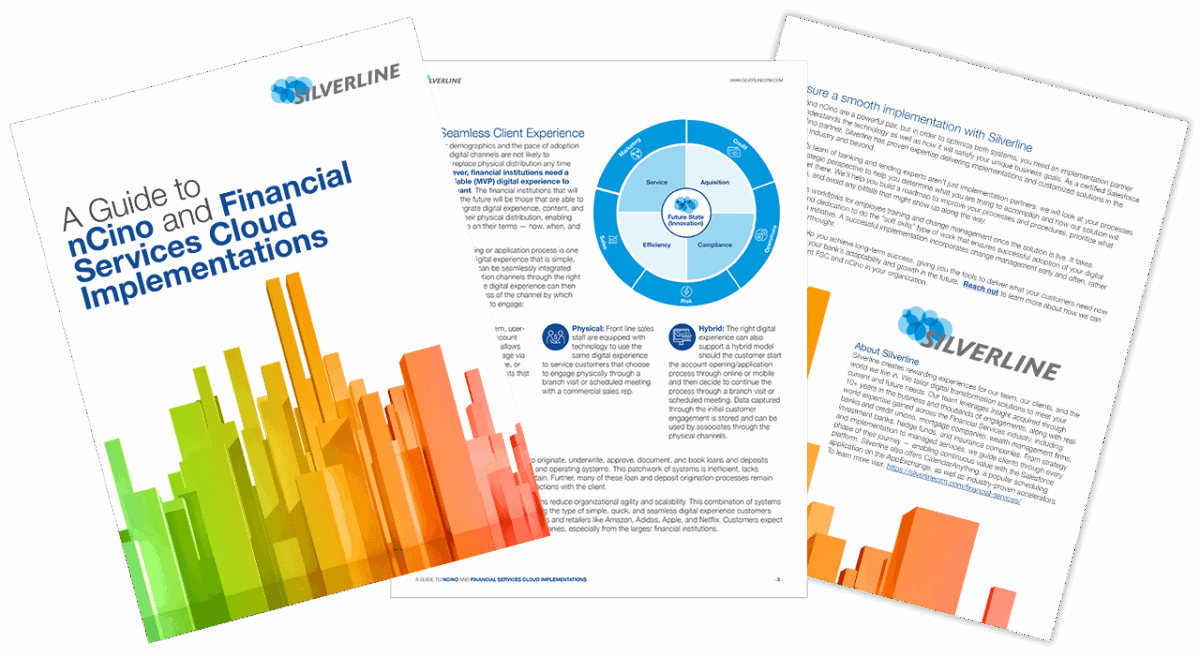 Guide to nCino and Financial Services Cloud Implementations Whitepaper Cover
