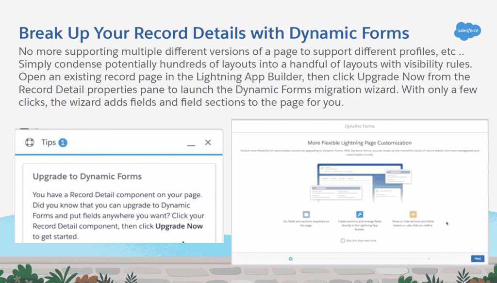 Dynamic Forms in the Salesforce Winter '21 Insurance Release Notes