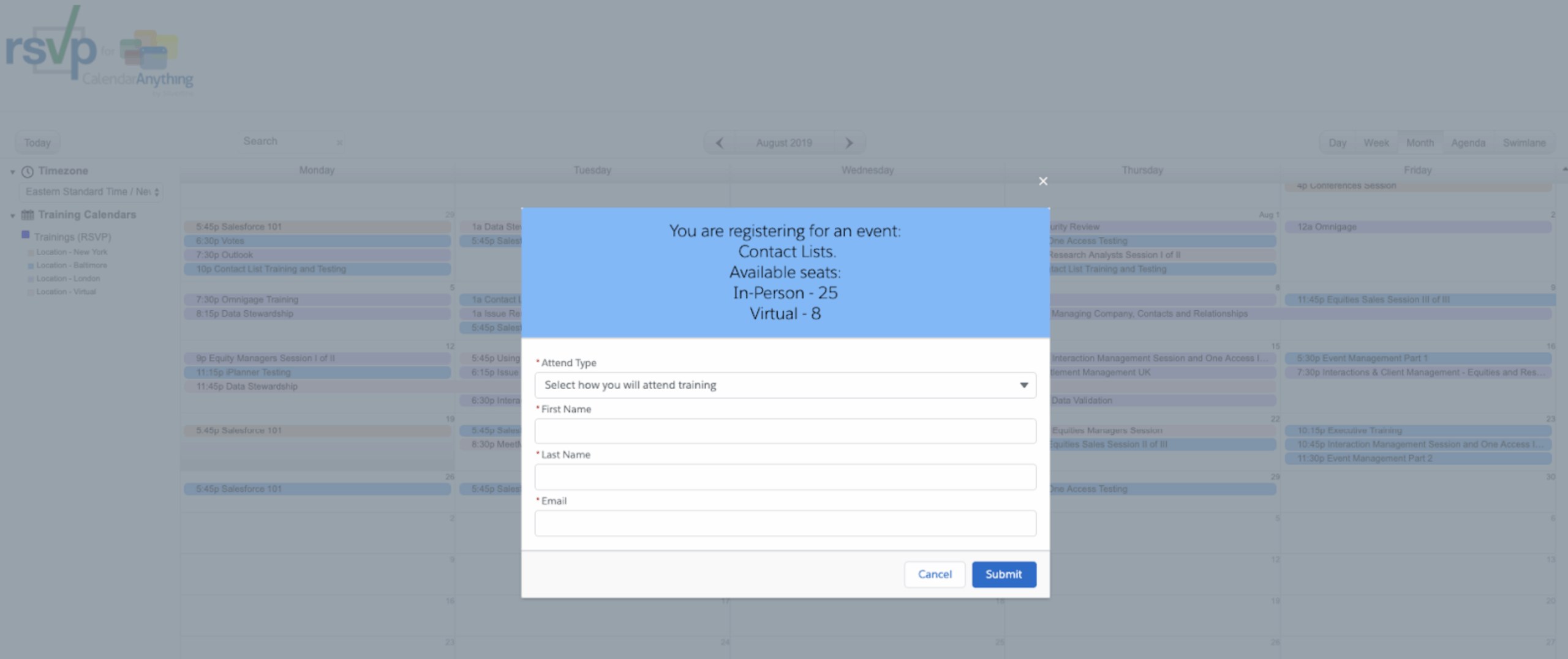 Introducing RSVP, a CalendarAnything Accelerator Your Audience Will Love 6