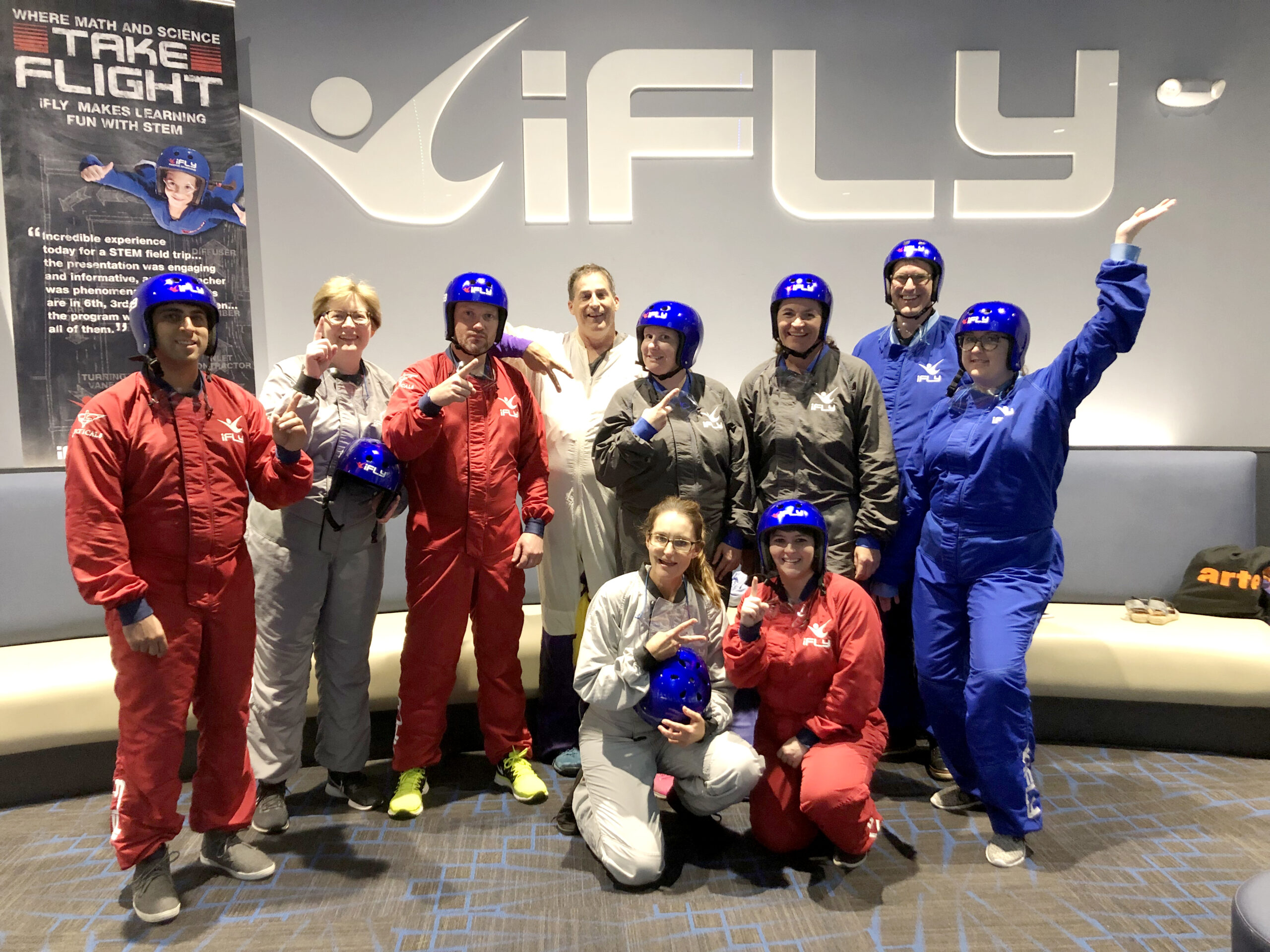 Silverline Minneapolis team at iFly in Minnetonka
